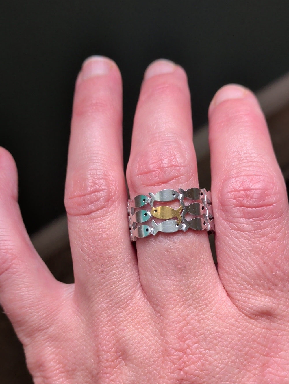 💙4/20 Hope Rings Fish Ring - Picture 3 of 8
